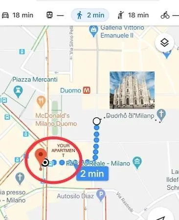On The Corner With Piazza Duomo Apartment Mailand